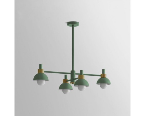 Люстра на штанге FANTA A 4 lights Green ImperiumLoft