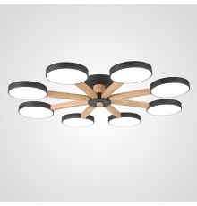 Потолочная люстра TURNA 8 Black ImperiumLoft