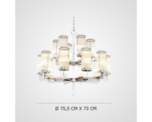 Подвесная люстра Сilindery Silver D75 ImperiumLoft