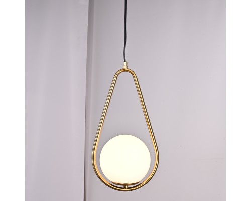 Подвесной светильник HOOP DROP Brass ImperiumLoft