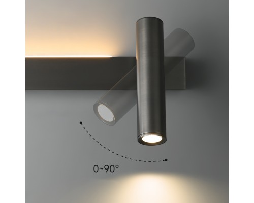 Настенный светильник JENIUS L60 Black Left ImperiumLoft