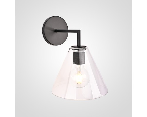Бра RH Utilitaire Funnel Shade Single Sconce Black