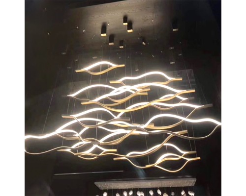 Подвесной светодиодный светильник Tape Light L120 ImperiumLoft