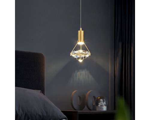 Подвесной светильник GLASGOW brass