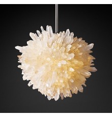 Люстра на штанге RH QUARTZ CRYSTAL абажур из кристаллов кварца ImperiumLoft