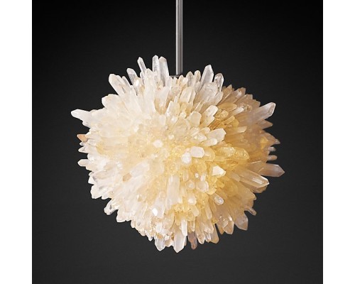 Люстра на штанге RH QUARTZ CRYSTAL абажур из кристаллов кварца ImperiumLoft