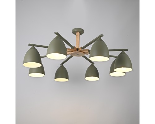 Потолочная люстра NOA 8 Olive