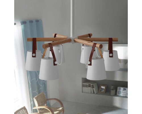 Люстра на штанге NATURA C4 black ImperiumLoft