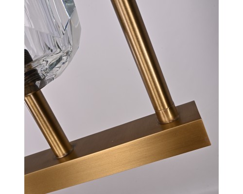 Люстра RH Boule De Cristal Linear Chandelier 5 Bronze