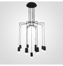 Подвесной свеильник Wireflow LED Black Suspension lam 13 ImperiumLoft