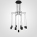 Подвесной свеильник Wireflow LED Black Suspension lam 13 ImperiumLoft