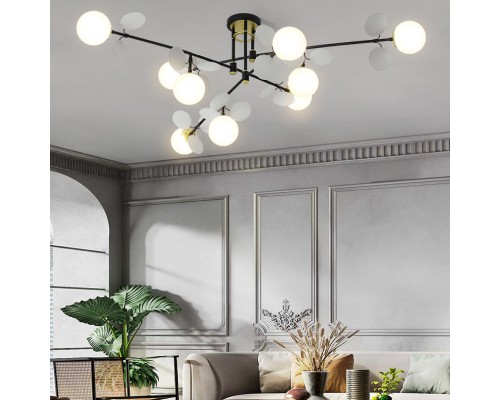 Потолочная люстра Light of MATISSE B D80 Gold White ImperiumLoft