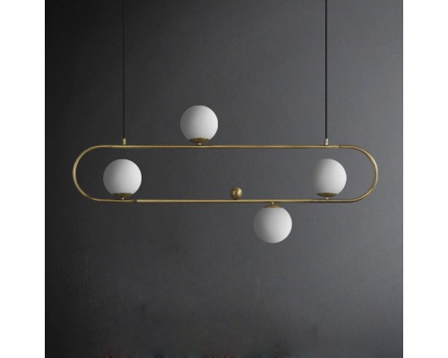 Подвесной реечный светильник HOOP L120 Bronze