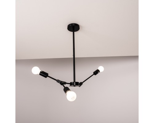 Люстра на штанге LATE D55 Black ImperiumLoft