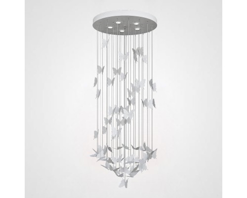 Подвесная люстра Night Butterflies Chandelier D40 H100 ImperiumLoft