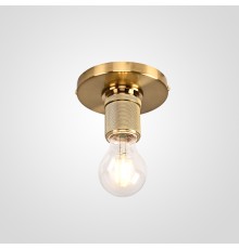 Потолочный светильник RH Utilitaire Socket Flushmount Brass ImperiumLoft