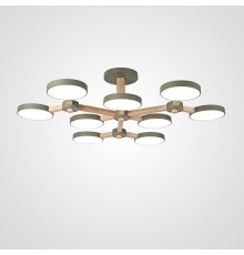 Потолочная люстра TURNA Хаки ImperiumLoft