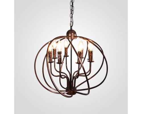 Подвесная люстра Cagie Dark chocolate L8 ImperiumLoft