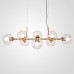 Подвесная люстра Staggered Glass Chandelier 8