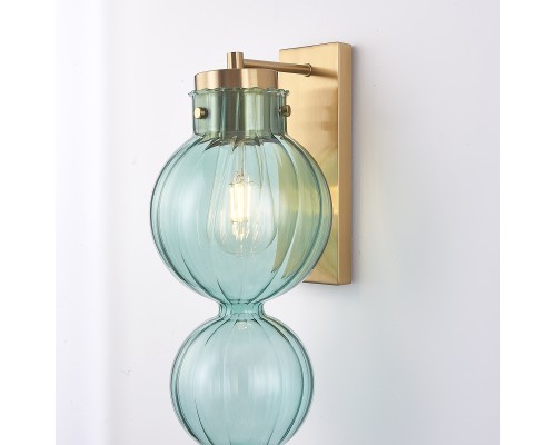 Бра Heathfield Lighting - Medina Wall brass/blue