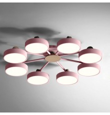 Потолочная люстра MOVE 8 Pink ImperiumLoft