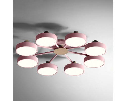 Потолочная люстра MOVE 8 Pink