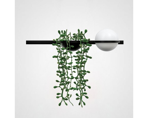Бра PALMA Wall lamp 1 шар + 1 вазон горизонтальная