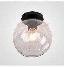 Потолочный светильник RH Utilitaire Globe  Shade Flushmount Black ImperiumLoft