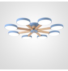 Потолочная люстра TURNA 8 Blue ImperiumLoft