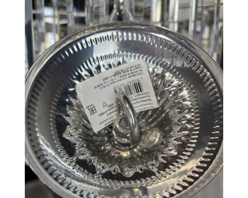 Подвесная люстра RH 1920s Odeon Clear Glass Fringe Chandelier D80 chrome