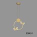 Подвесной светильник BABETTA GEOMETRY B Brass 3000К ImperiumLoft