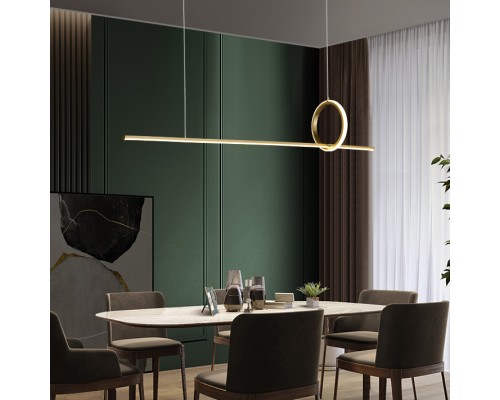 Подвесной светильник MOFFIT B LONG L90 Brass