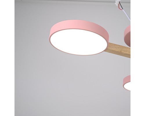 Потолочная люстра TURNA 3 Pink