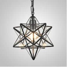 Люстра Black Star Clear Glass 30 см ImperiumLoft