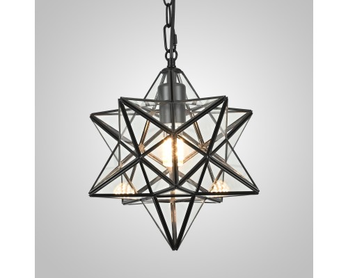 Люстра Black Star Clear Glass 30 см ImperiumLoft