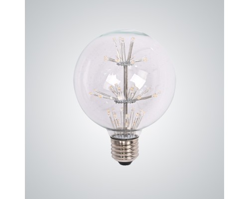 Лампа прозрачная с елочкой LED Е27 1.5W