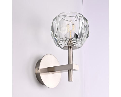Бра Boule de Cristal Single Sconce Никель ImperiumLoft