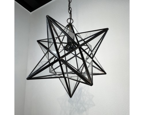 Люстра Black Star Clear Glass 35 см ImperiumLoft