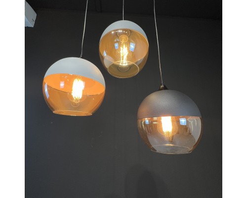 Подвесной светильник NORD C D20 Black/Amber ImperiumLoft