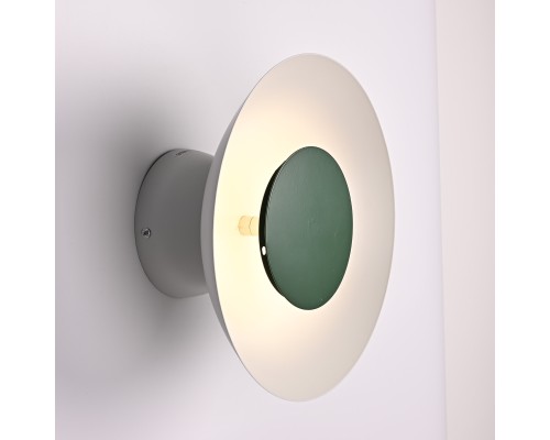 Бра TWIRL SUNSET D25 White/Green ImperiumLoft