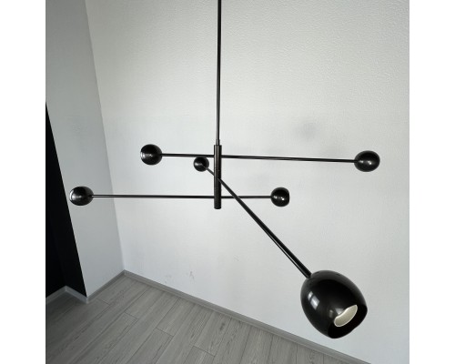 Люстра на штанге SALME L6 A Black ImperiumLoft