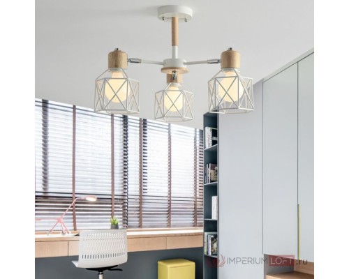 Потолочная люстра CORF B3 Champagne 3 lamps ImperiumLoft