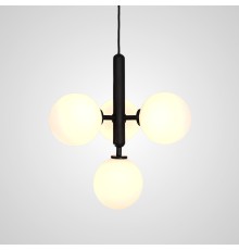 Подвесной светильник RAFFIN 4 White Black ImperiumLoft