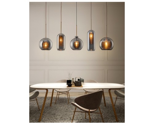 Подвесной светильник CATCH SMOKY D15 ImperiumLoft