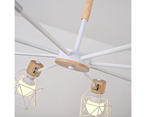 Потолочная люстра CORF B3 White 8 lamps ImperiumLoft