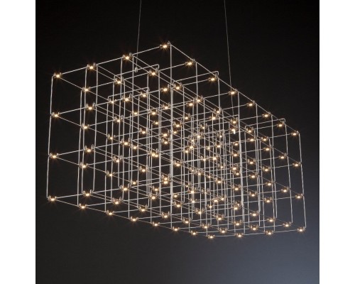 Подвесная люстра Quasar Cosmos Square LED pendant light 120/120/120 ImperiumLoft