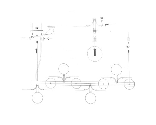 Рядный светильник Light of MATISSE L SELF L96,2 White ImperiumLoft