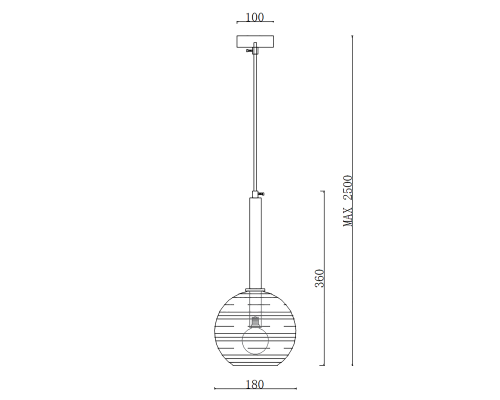 Подвесной светильник MARISOL ImperiumLoft