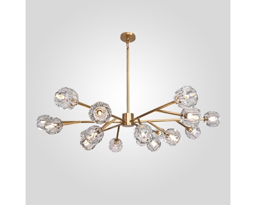 Люстра на штанге Boule De Cristal Round Chandelier 18