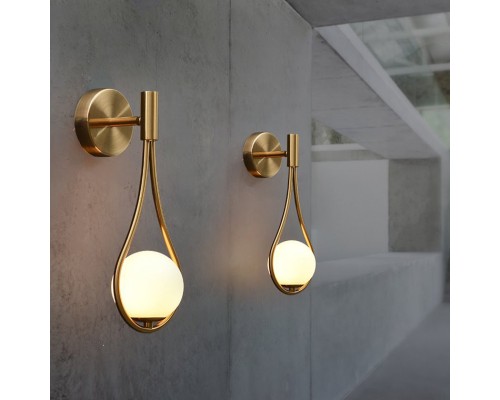 Настенное бра HOOP DROP WALL Black ImperiumLoft